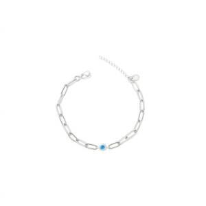 NEW STIA linked birthstones and beyond zircon bracelet in silver